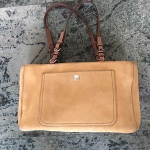 COACH Classic Suede Collection shoulder bag